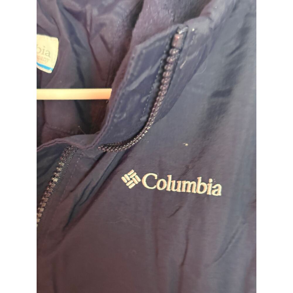 Columbia Womens XL Navy Blue Full Zip Fleece Lined Jacket - Picture 14 of 14